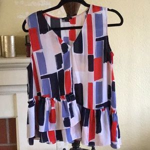 Halogen Ruffled Blouse